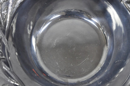 Vintage Lenox Dragonfly & Butterfly Meadow Art Nouveau Cast Aluminum Salad Bowl