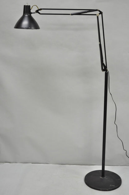 Vintage Luxo Pixar Style Mid Century Modern Articulating Drafting Floor Lamp