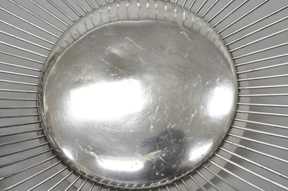 Vintage Mid Century Modern Eales Italy Silver Plated Wire Fruit Bread Basket