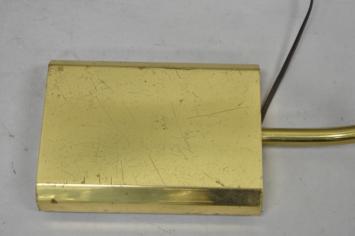 Vintage Chapman Mid Century Modern Adjustable Brass Reading Pharmacy Floor Lamp