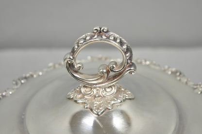 Antique Victorian Silver Plated Lidded Soup Tureen by Riverton Silver Co.