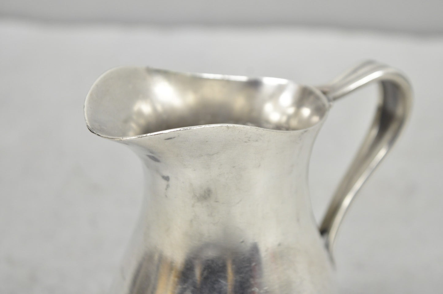 Vintage 1940s US Navy Reed & Barton Silver Plated Soldered Small Creamer Pitcher