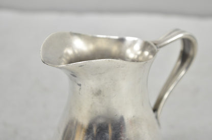 Vintage 1940s US Navy Reed & Barton Silver Plated Soldered Small Creamer Pitcher