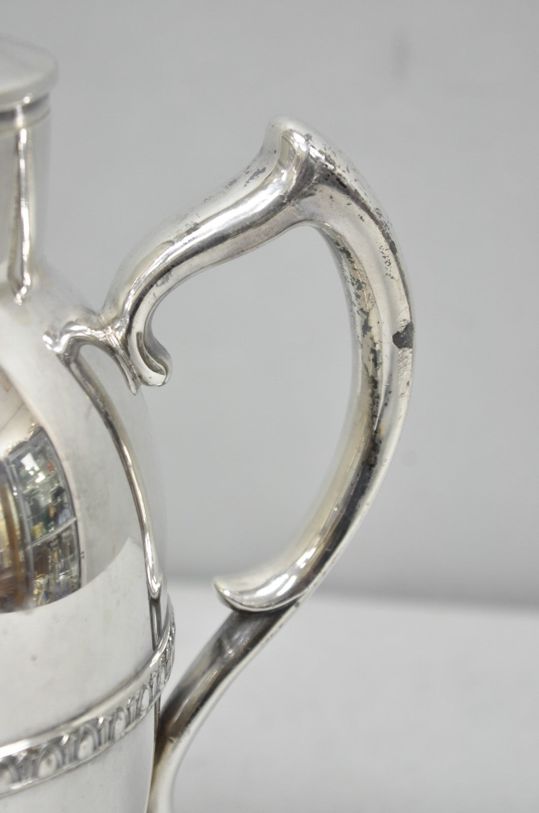 Vintage Art Deco Silver Plated Martini Cocktail Shaker Pitcher by Poole 2601