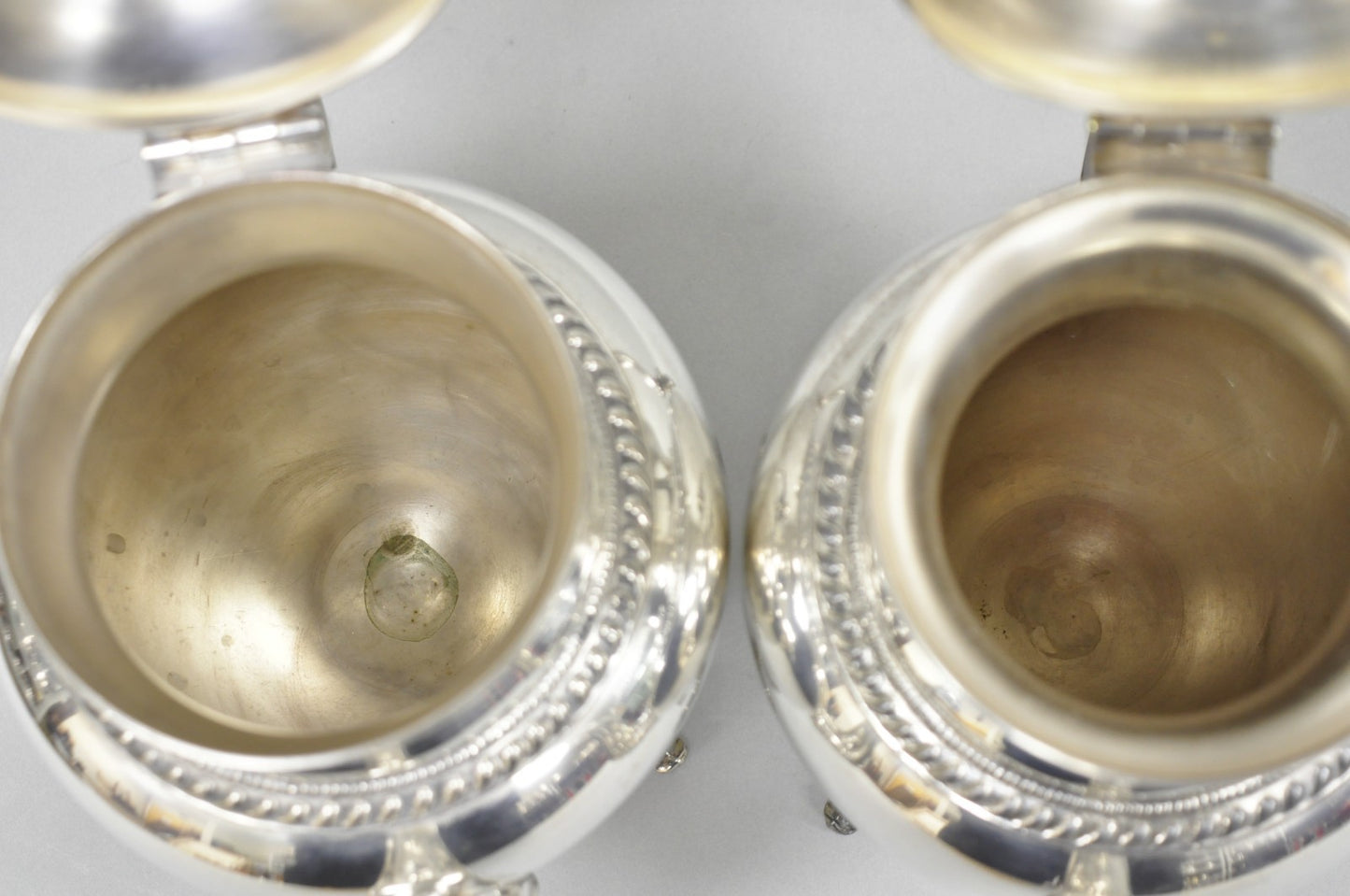 Vintage Birmingham English Art Nouveau Silver Plated Tea Service - 5 Pc Set