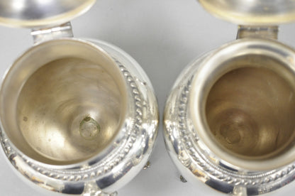 Vintage Birmingham English Art Nouveau Silver Plated Tea Service - 5 Pc Set