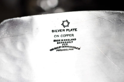 Antique Bailey Banks & Biddle English Edwardian Silver Plated Tea Set - 4 Pcs