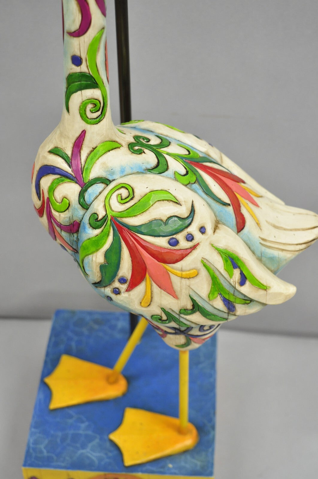 Jim Shore Heartwood Creek 2003 "Lady of the Lake" Southwestern Goose Table Lamp