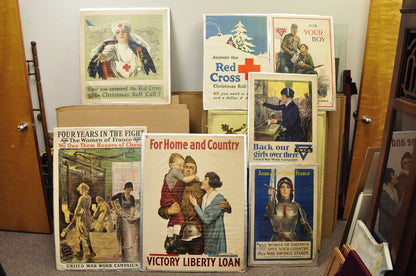 Original 1918 WWI Poster 'Joan of Arc Saved France' by William Haskell Coffin