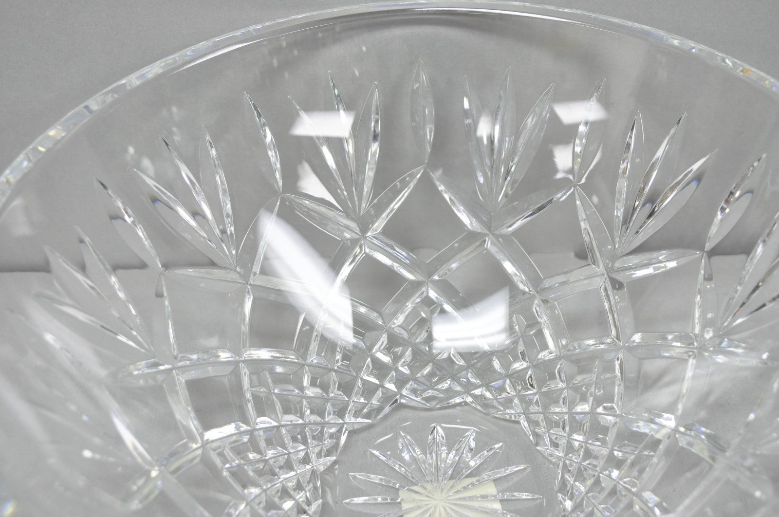 Waterford Cut Crystal Lead Glass 10" Centerpiece "Gallagher" Bowl 158709