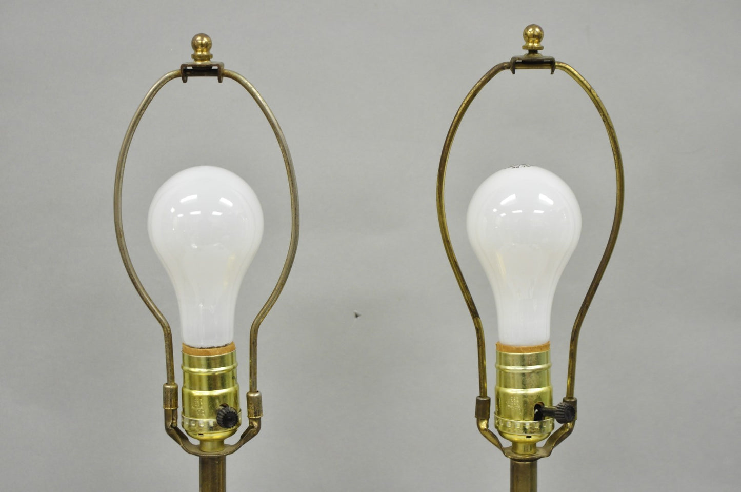 Chinoiserie White Blanc De Chine Porcelain Cherry Blossom Table Lamp - a Pair