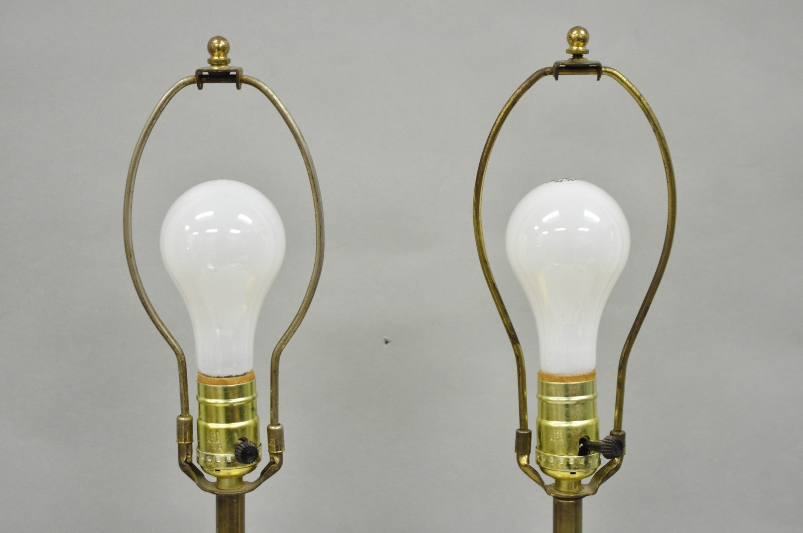 Chinoiserie White Blanc De Chine Porcelain Cherry Blossom Table Lamp - a Pair