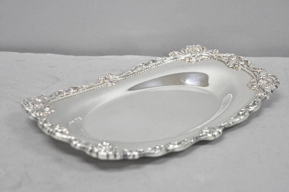 Vintage Victorian Sir Christopher by Wallace Silver Plated Gravy Boat Underplate