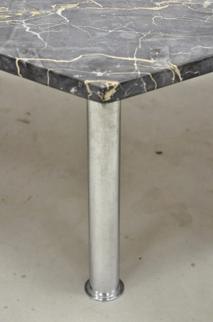 Vintage Custom Heart Shaped Italian Marble Top Hollywood Regency Coffee Table