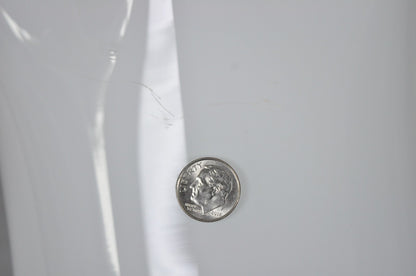 Vintage Italian Murano Mid Century Modern White Glass Handkerchief Table Lamp