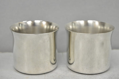 International Silver Mid Century Modern Silver Plated Punch Bowl Cups, Set of 12