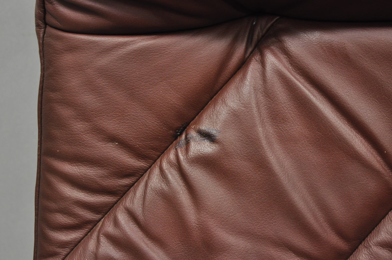 Vintage Ekornes Stressless Brown Leather Reclining Swivel Lounge Chair & Ottoman