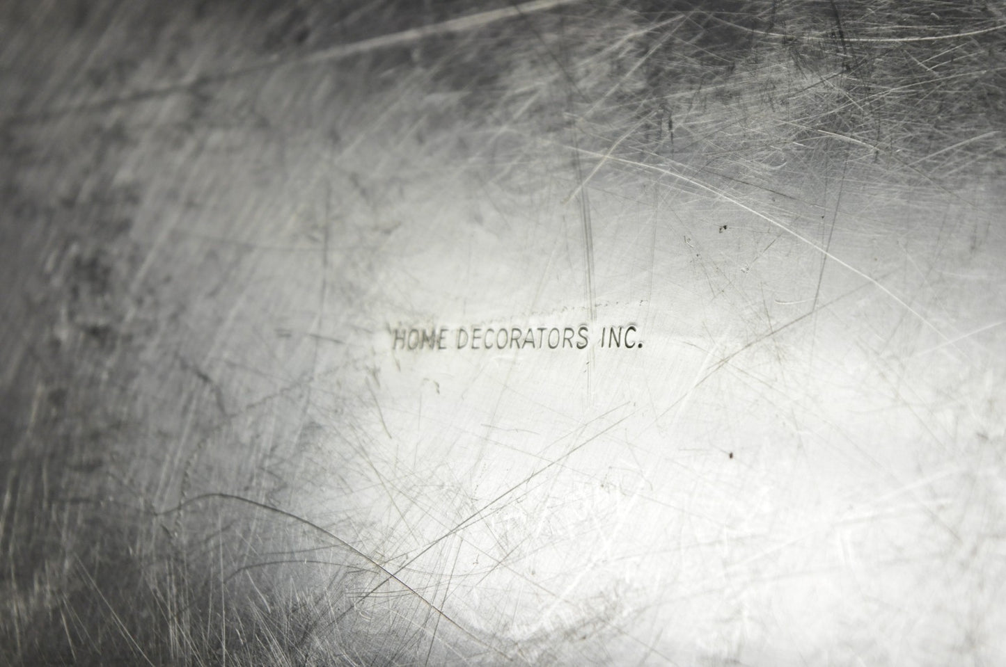 Vintage Victorian Style Round Silver Plated 15" Bar Serving Platter Tray