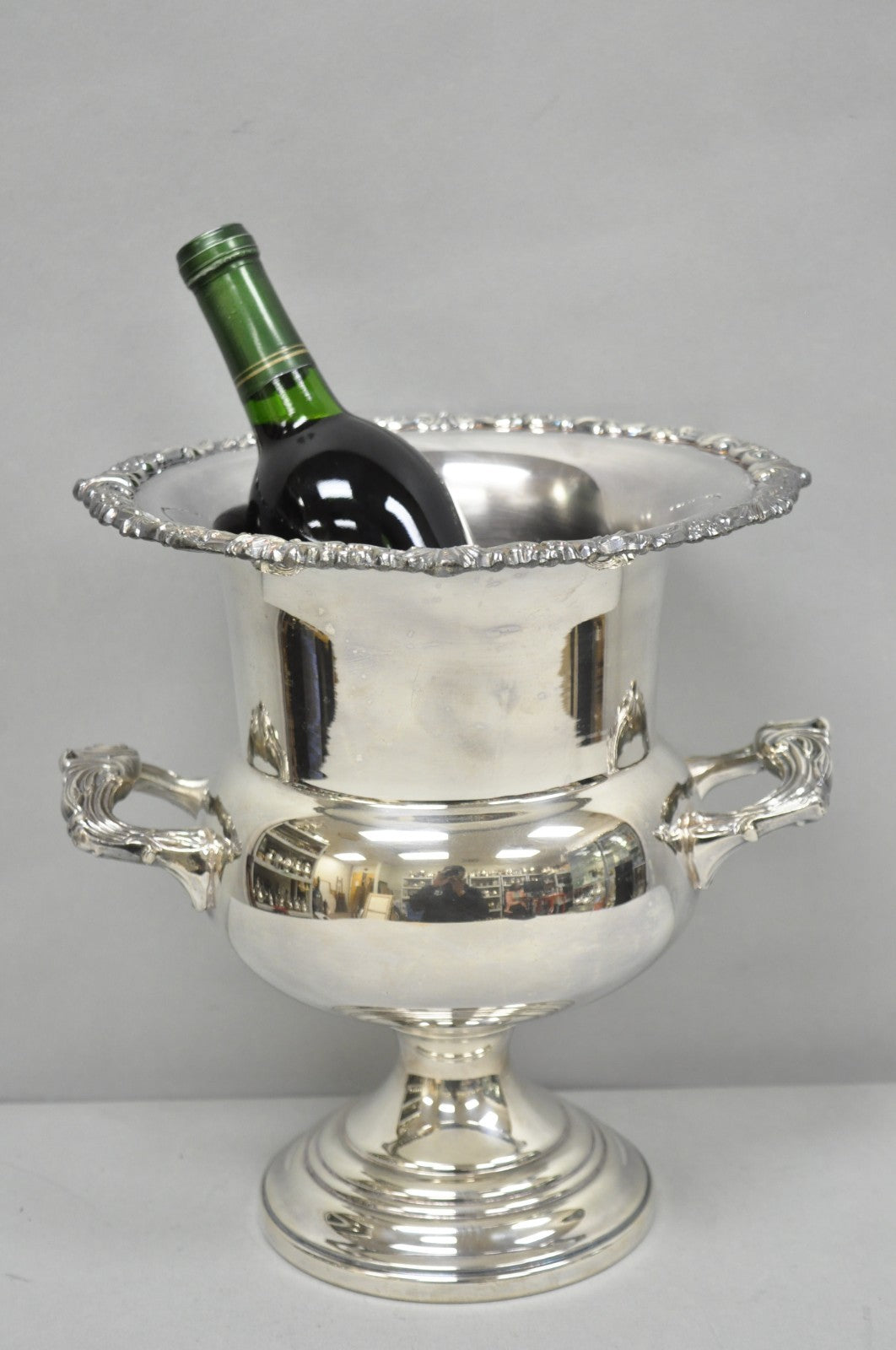 Vintage Sheridan Silver Plated Trophy Cup Urn Champagne Chiller Ice Bucket