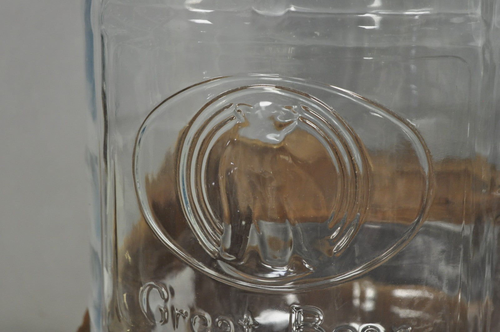 Vintage Great Bear Clear 5 Gallon Glass Carboy Jug in Wooden Crate - Pair