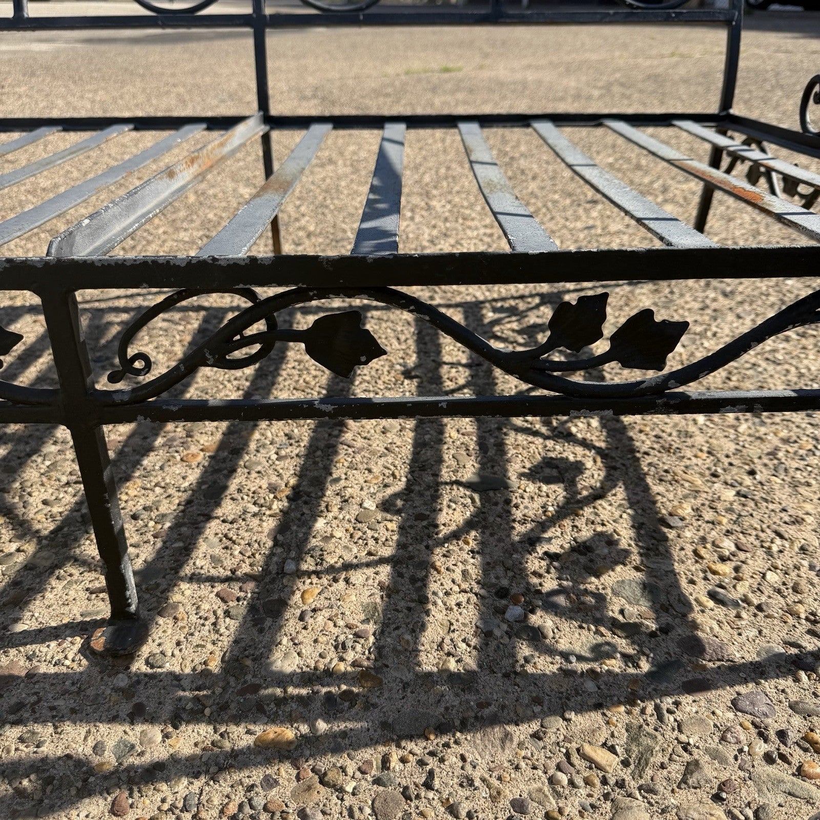 Vintage Salterini Style Wrought Iron Settee Loveseat by Florentine Craft Studio