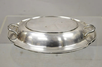WM Rogers 2272 Washington Silver Plated Victorian Lidded Vegetable Serving Dish