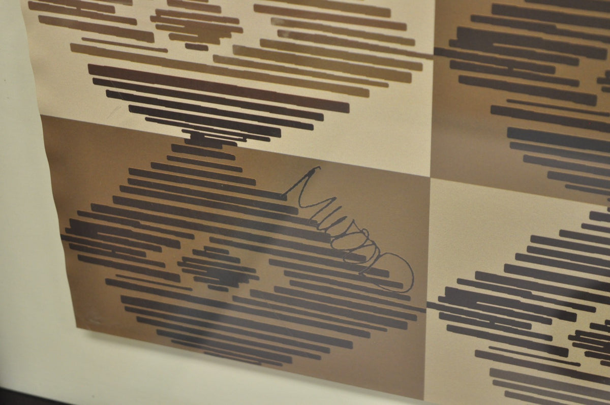 Contemporary Modern Melissa Wood Ikat Abstract Large 80" Glicees Print Wall Art