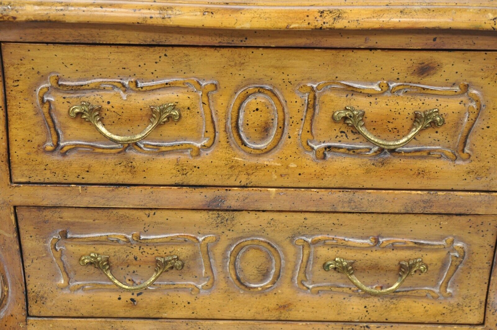 Vintage Italian Commode Jewelry Box Chest Miniature French Louis XV Style