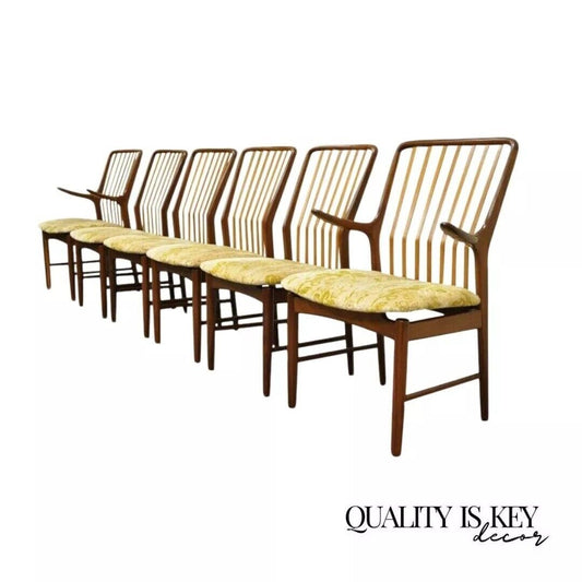 Svend A. Madsen for Moreddi Teak Danish Modern Dining Chairs - Set of 6