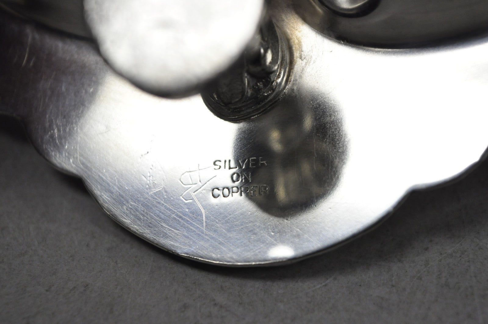 Vintage English Regency Style Silver Plated Small Clam Shell Trinket Dish