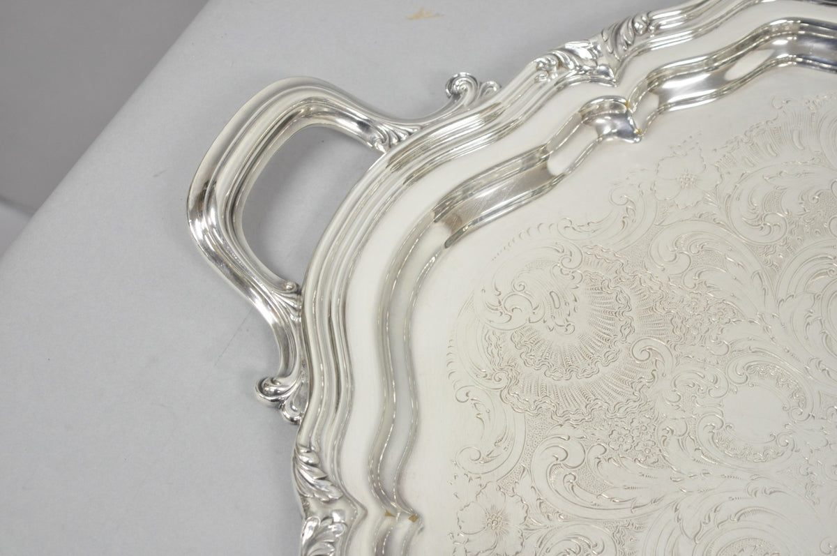Vintage Reed & Barton Winthrop Shield 1795 E Silver Plated Tea Set - 6 Pc Set