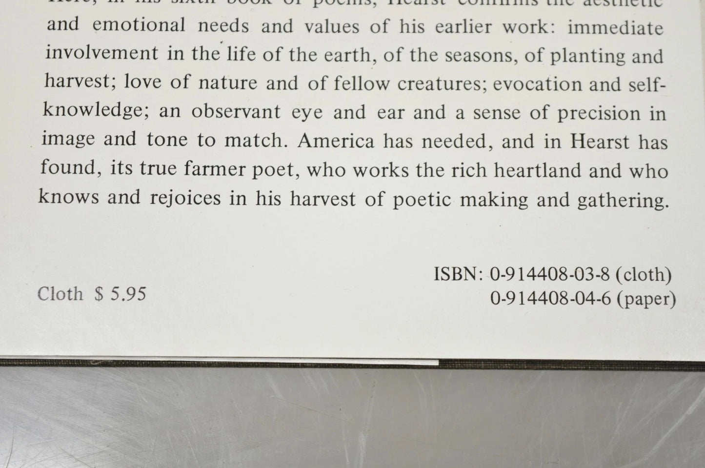 Shaken by Leaf-Fall: Poems by James Hearst Kylix Press (Hardcover) 1976 NOS