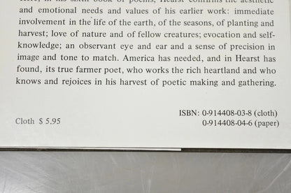 Shaken by Leaf-Fall: Poems by James Hearst Kylix Press (Hardcover) 1976 NOS