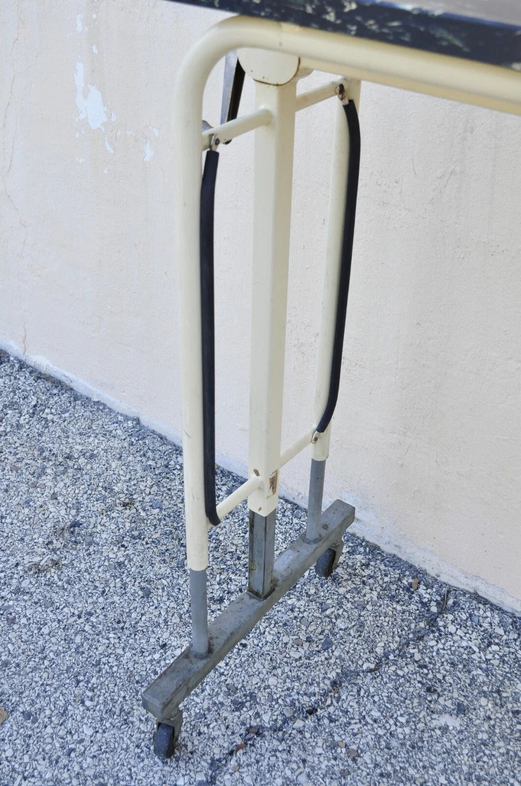 Vintage Art Deco Metal Adjustable Medical Dental Work Drafting Table by Doehler