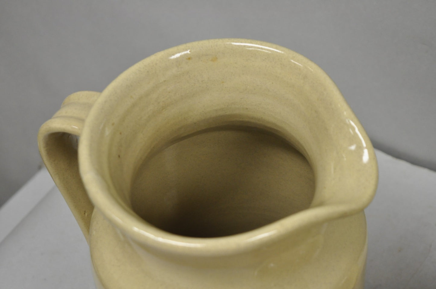 Hegeman & Co. Large Pitcher w Basin 1837 Stoneware Drugs Medicines NY Apothecary