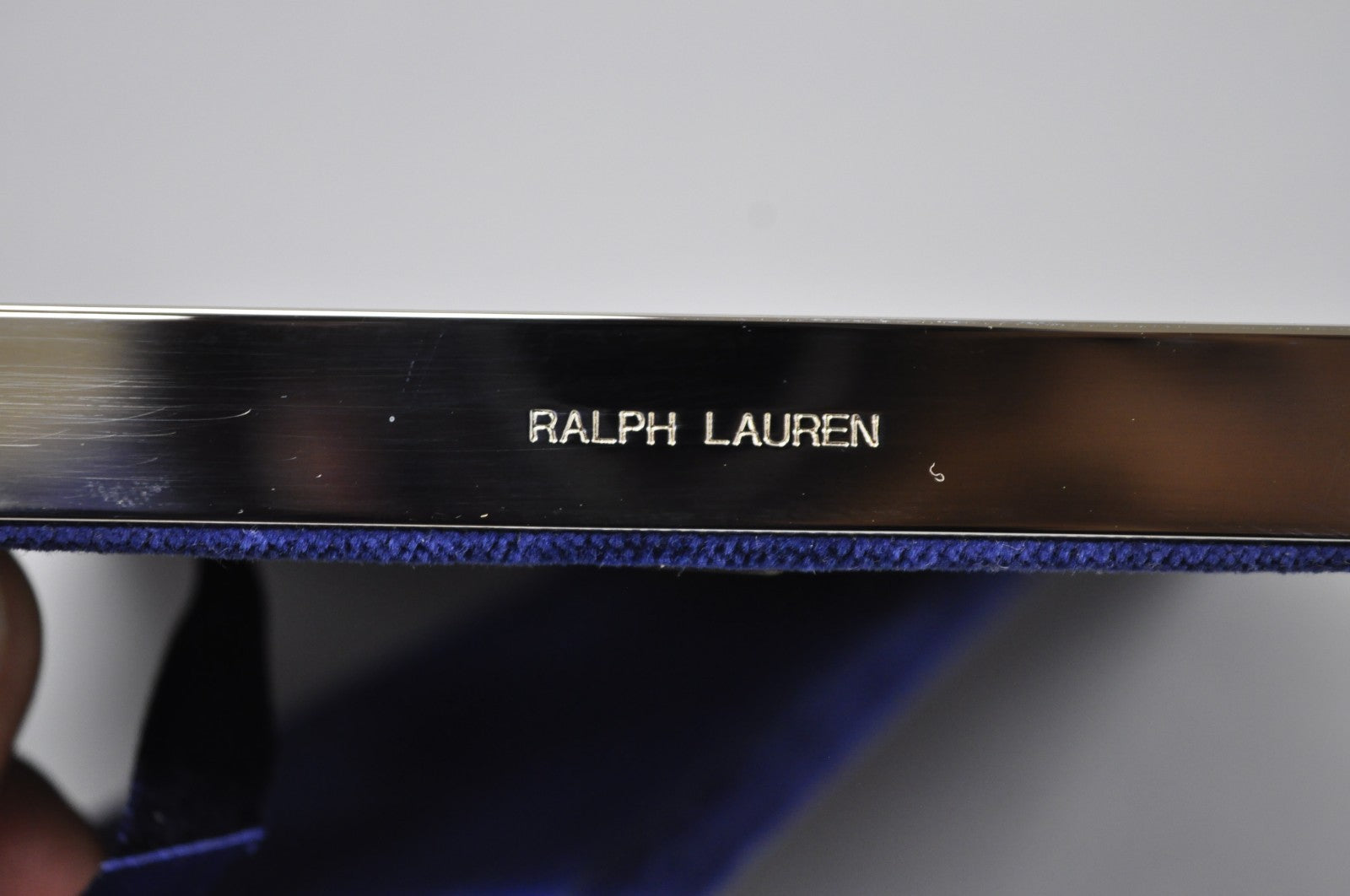 Lauren Ralph Lauren Silver Plated Normandy Modern 3.5x5 Photo Picture Frame (B)