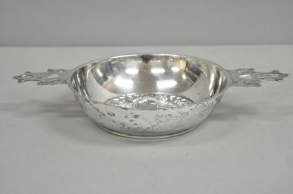 Vintage Spanish Renaissance Silver Plated Coat of Arms Communion Cup Bowl