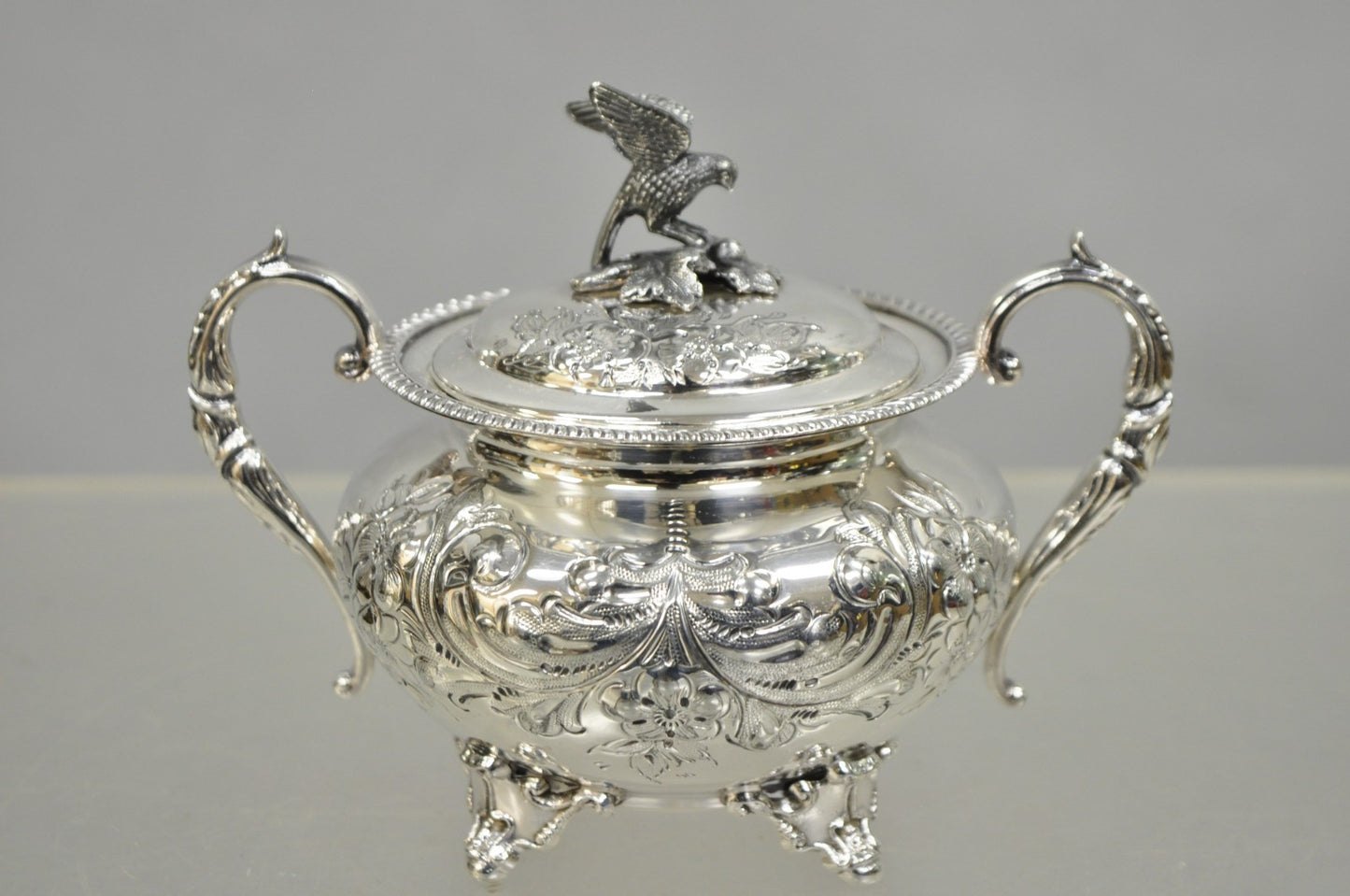 Antique John Turton Sheffield England Victorian Silver Plated Tea Set - 7 Pc Set