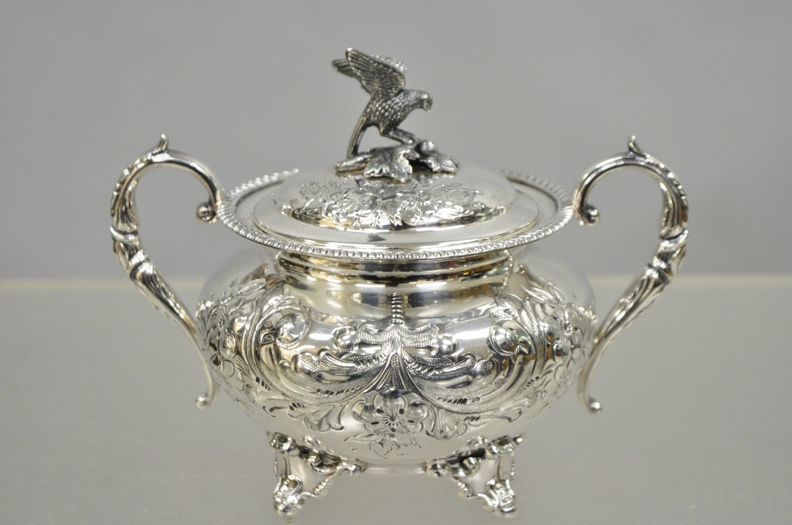 Antique John Turton Sheffield England Victorian Silver Plated Tea Set - 7 Pc Set