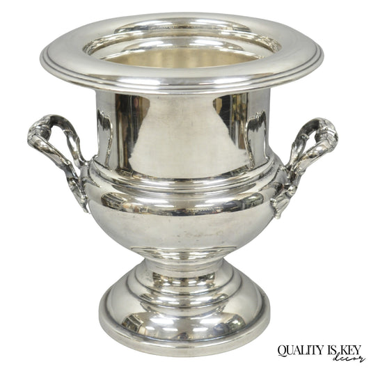 Vintage Silver Plated Trophy Cup Urn Champagne Chiller Ice Bucket by Crescent