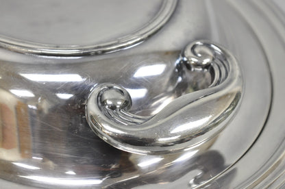 Vintage Wallace N6706 Silver Plated Large Oval 15" Covered Serving Dish
