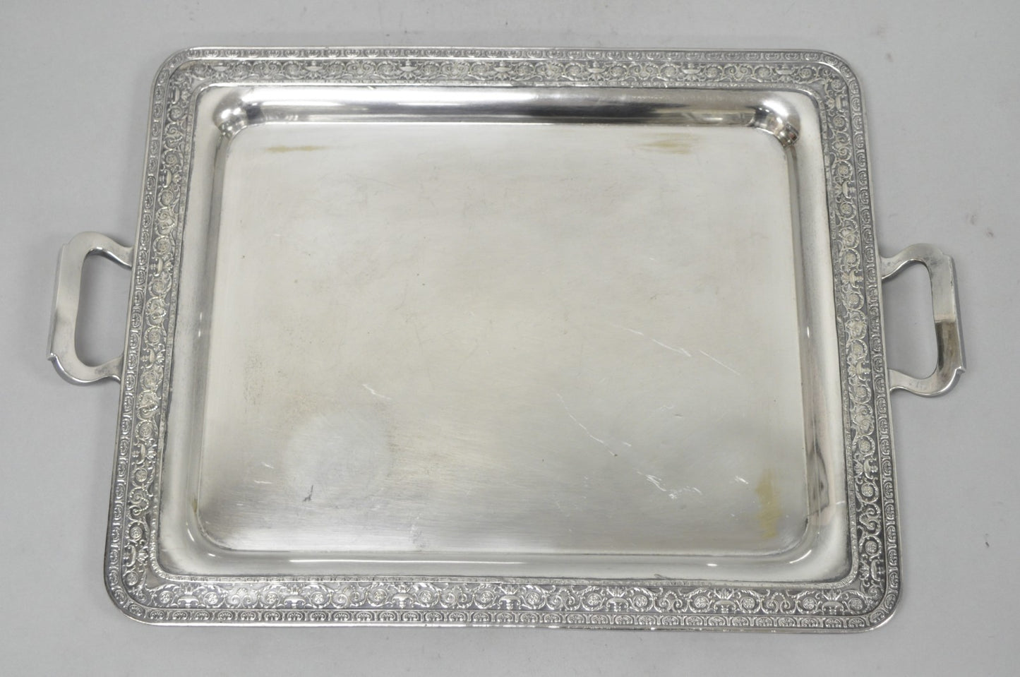 Antique Bernard Rices Sons Antique Edwardian Silver Plated Tea Service, 5 pc Set