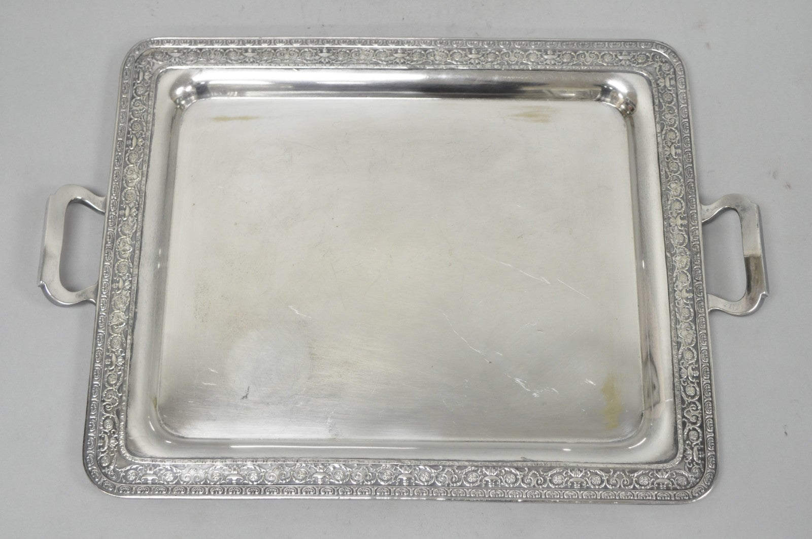 Antique Bernard Rices Sons Antique Edwardian Silver Plated Tea Service, 5 pc Set