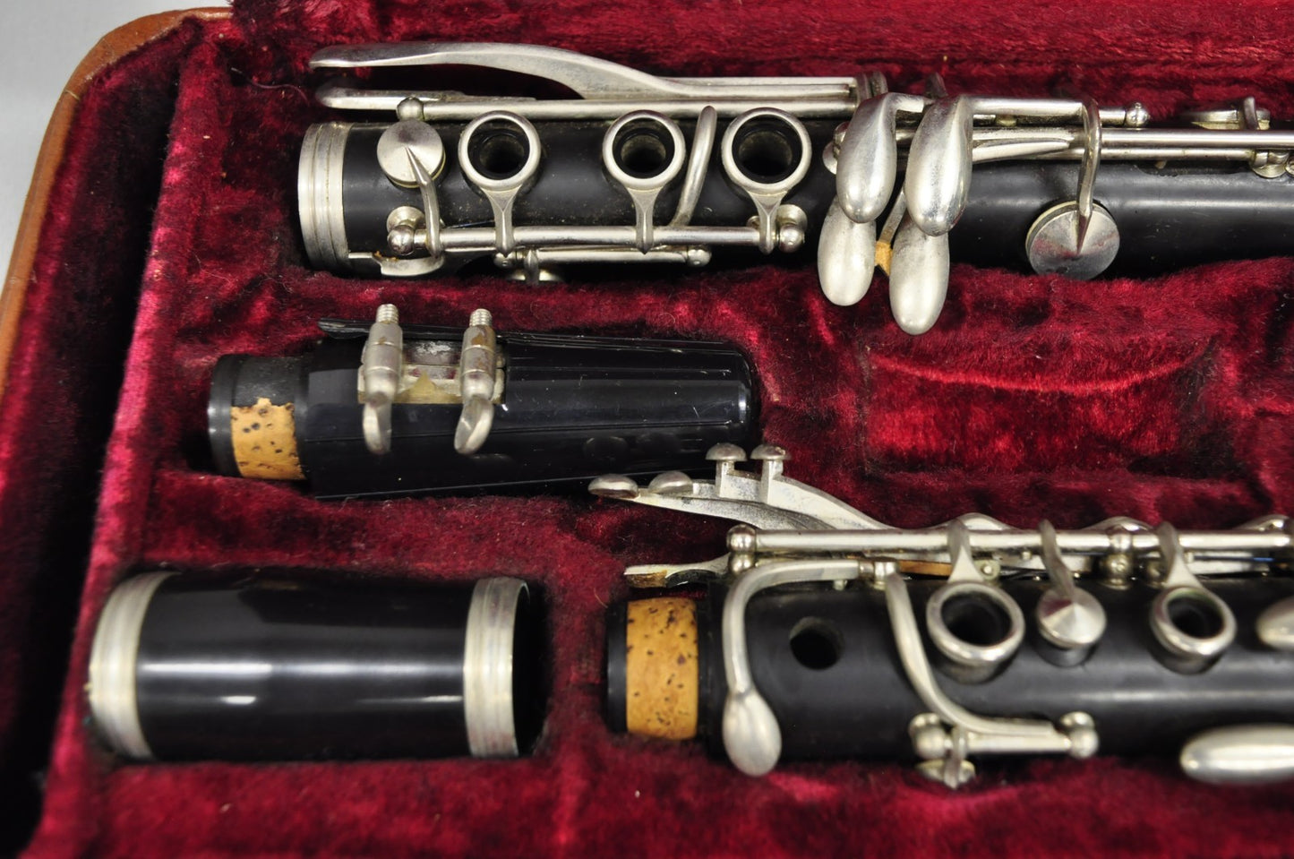 Vintage Caravelle Clarinet Musical Instrument With Original Case