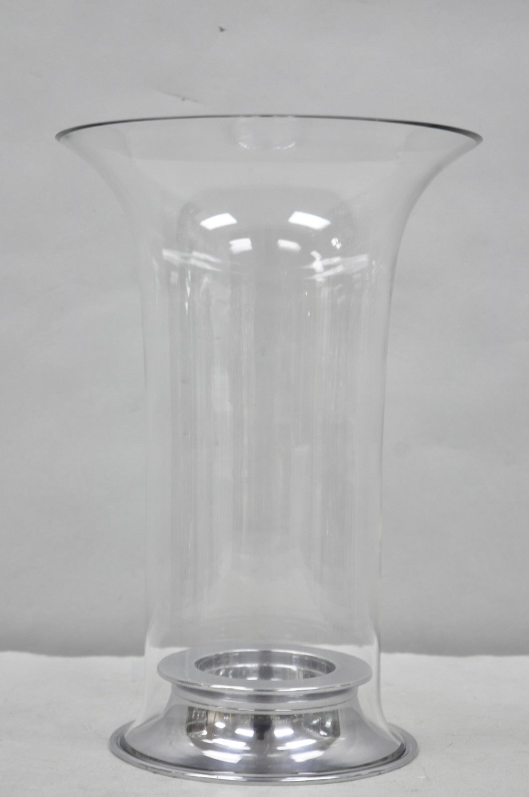 Ralph Lauren "Ella" Lauren Glass Fluted Hurricane Lamp Candle Holder AE200/043