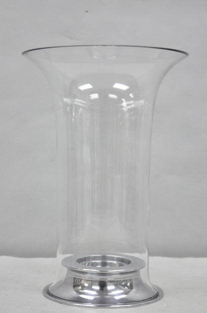 Ralph Lauren "Ella" Lauren Glass Fluted Hurricane Lamp Candle Holder AE200/043