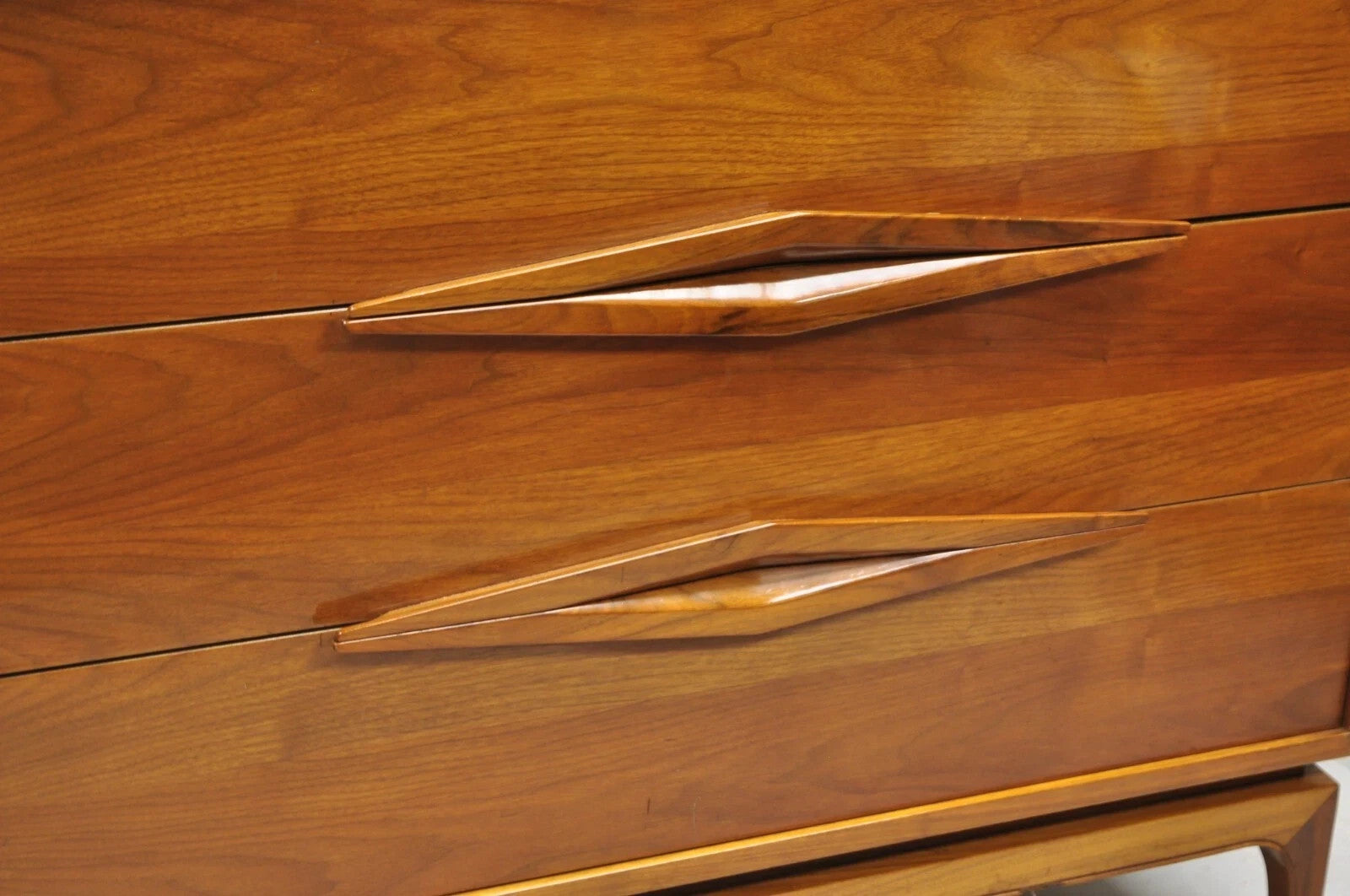 Albert Parvin for James Cameron Mid Century Modern Walnut Dresser Credenza
