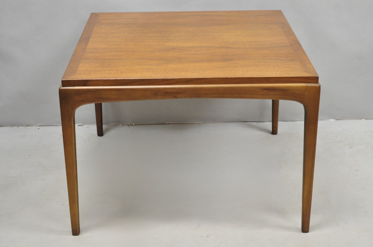 Vintage Lane Altavista Walnut "Rhythm" Mid Century Modern Square Coffee Table