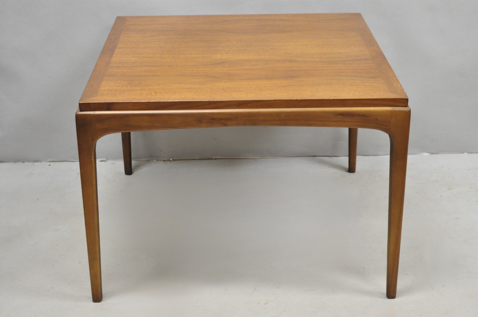 Vintage Lane Altavista Walnut "Rhythm" Mid Century Modern Square Coffee Table