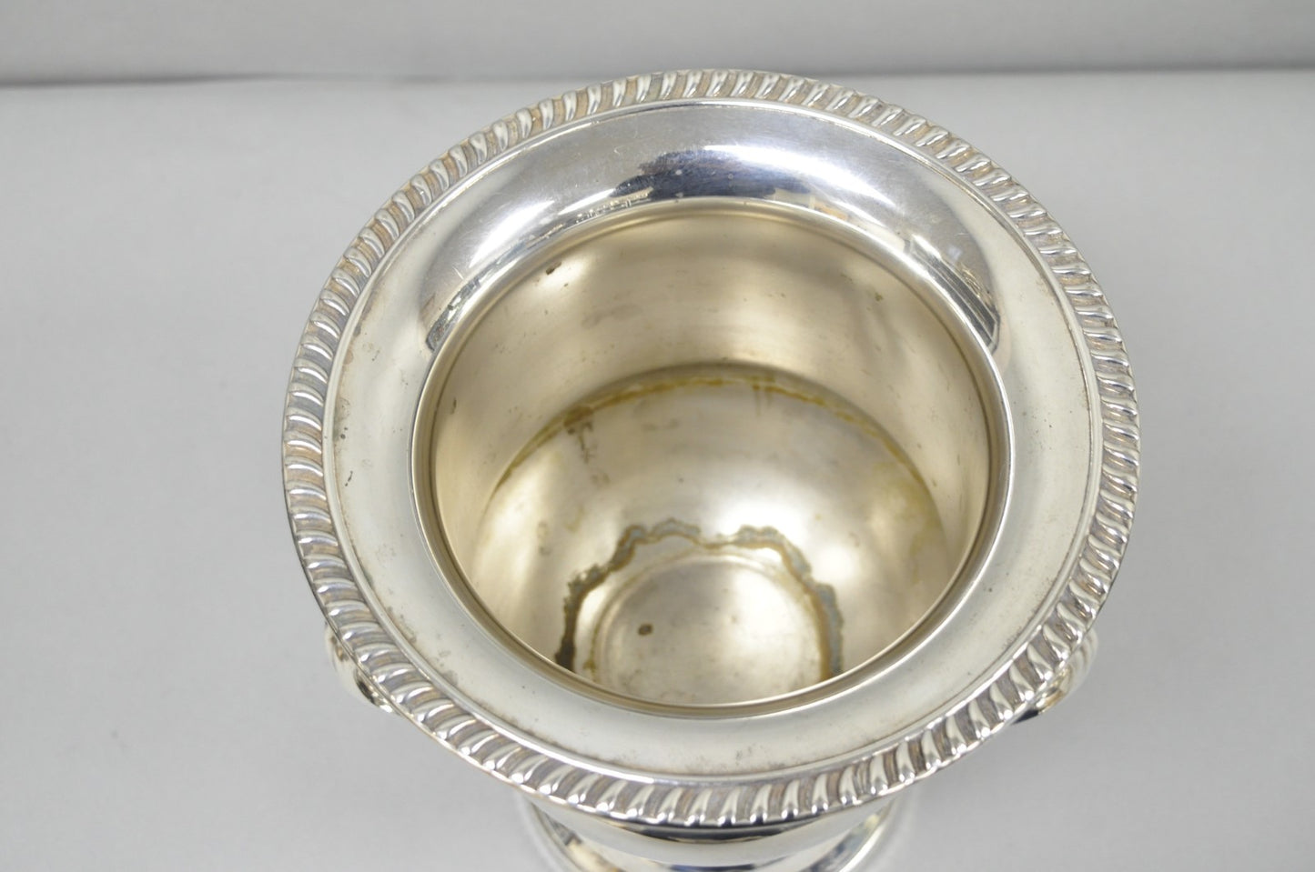 Vintage English Regency Style Silver Plated Champagne Chiller Bar Ice Bucket